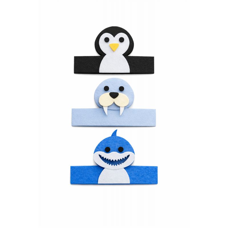 Craft Kit - Foam Finger Puppets - Sea Animals (3pc)