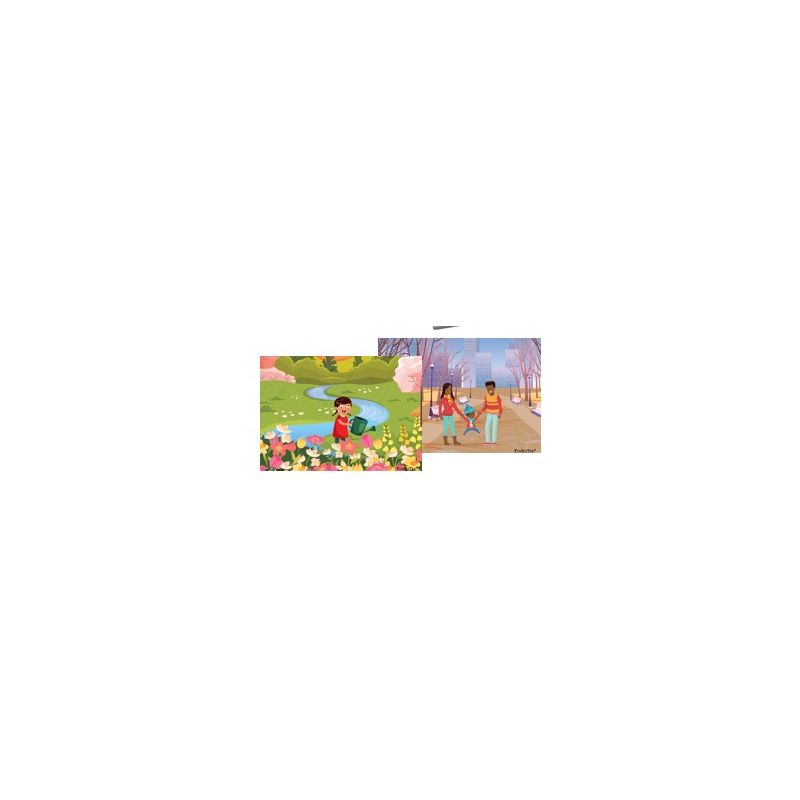 PZ Wood Frame - A4 - SET of 6 Seasons & Weather (2x18,2x20,2x24) LP