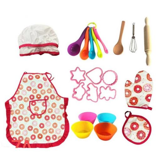 Fantasy Clothes - Baking Chef Apron Set with Accessories - Assorted
