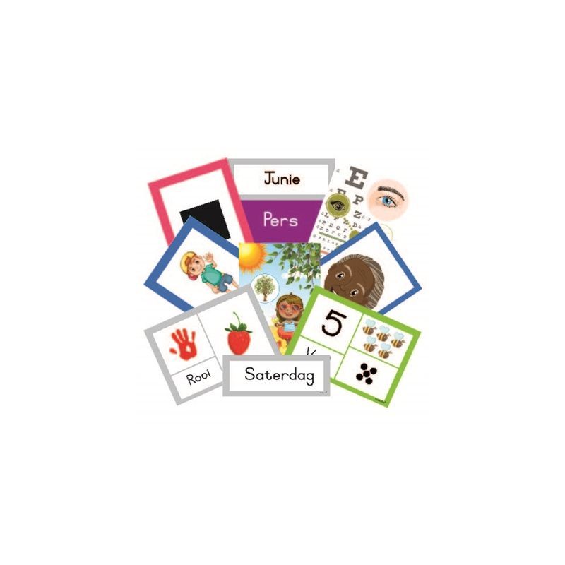 Flash Cards - Set of (10) - Afrikaanse Flitskaarte