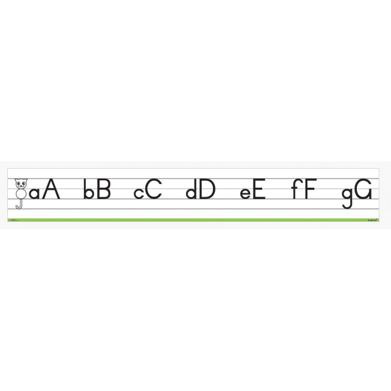 Frieze - Alphabet - Capital and Small letters w Cat (4 sheets)