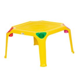 Yellow Table with Crayon...