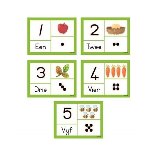 Flash Cards - Set of (10) - Afrikaanse Flitskaarte