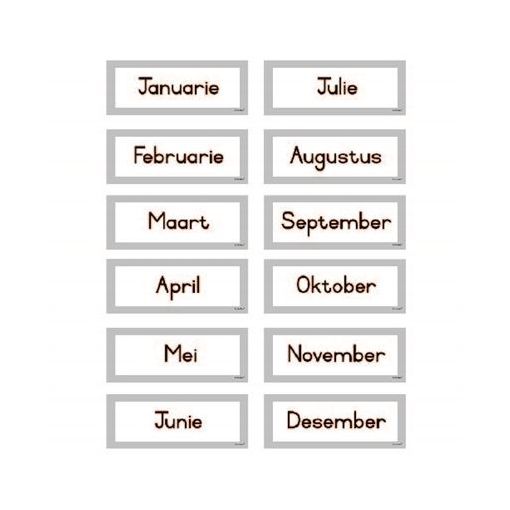 Flash Cards - Set of (10) - Afrikaanse Flitskaarte