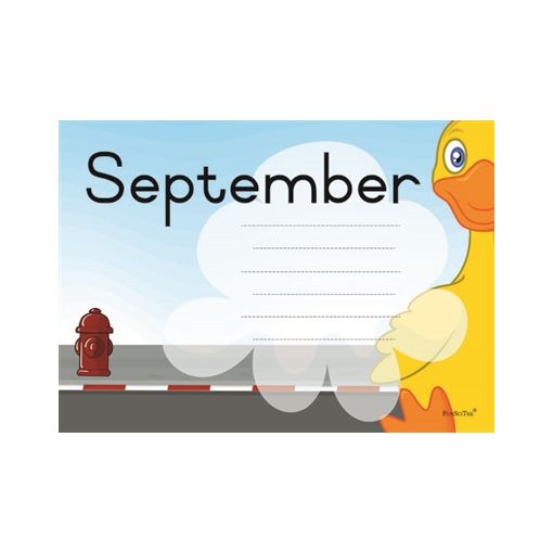 Birthday Chart - A4 (13pc) - choose theme