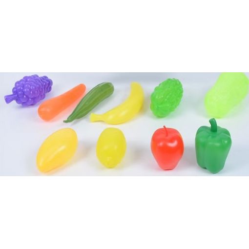 Play Food - Fruit/Vegetables Med assorted (10pc)