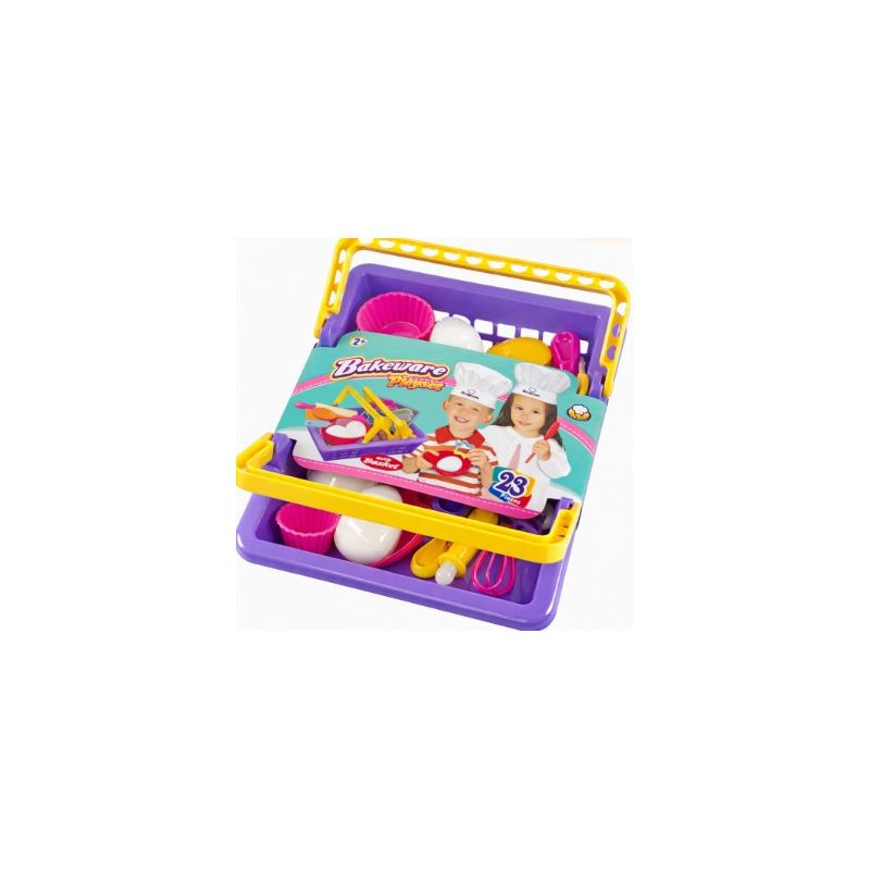 Bakery Set In Basket (23pc)