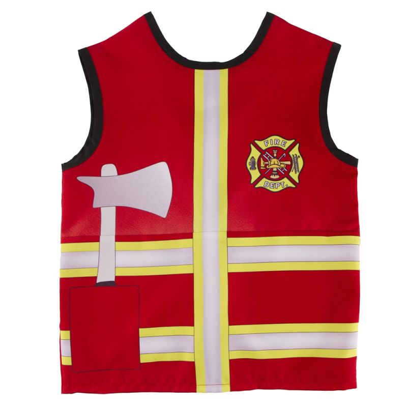 Fantasy Clothes -  Fireman's Printed Top (L) 6-7 years