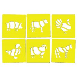 Stencil Set - Farm Animals...