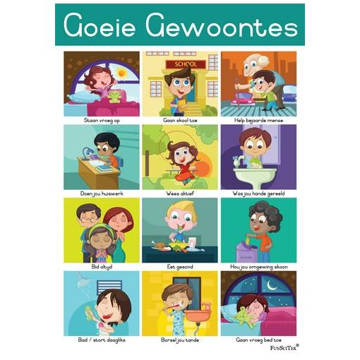 Poster - Goeie Gewoontes (A2)