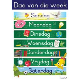 Poster - Dae Van Die Week (A2)