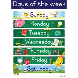 Poster - Days Of The Week (A2)