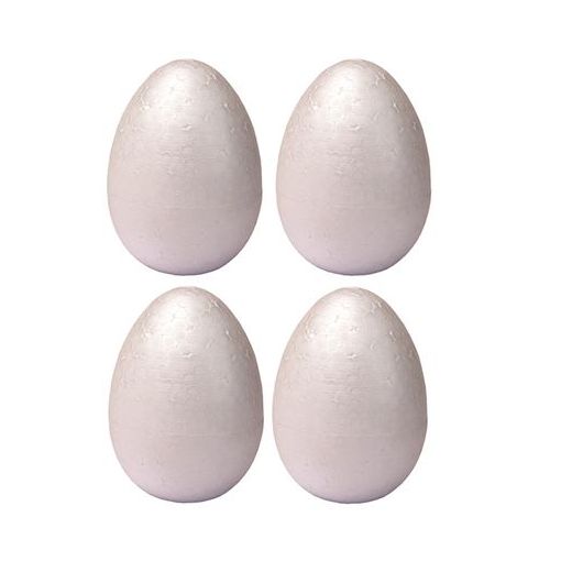 Polystyrene Eggs 50mm (4pc)