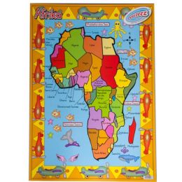 Afrika - Muurkaart