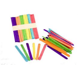 Craft Sticks - 115x10mm Coloured (100pc)