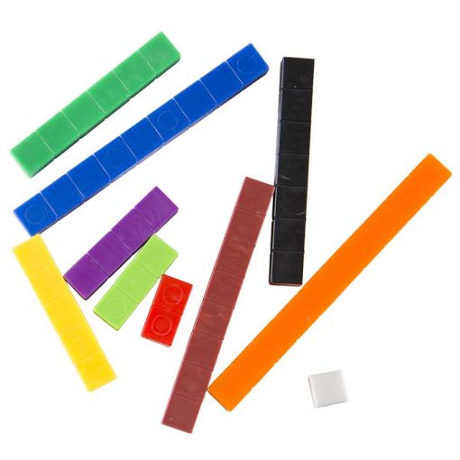 Metric Weighted Number Rod Set - 1 to 10cm (10pc)