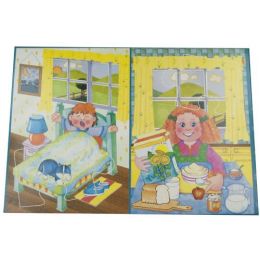 Puzzle A4 - At Home 4in1 (9 12 15 18pc) - cardboard