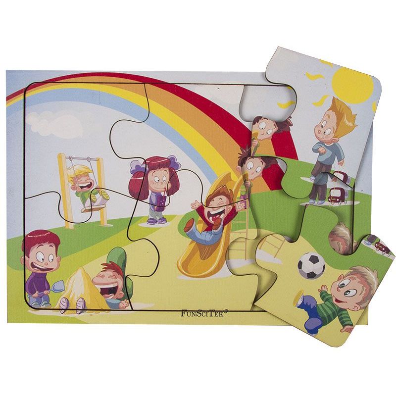 PZ Wood Frame - A4 6pc - Park Fun (BB)