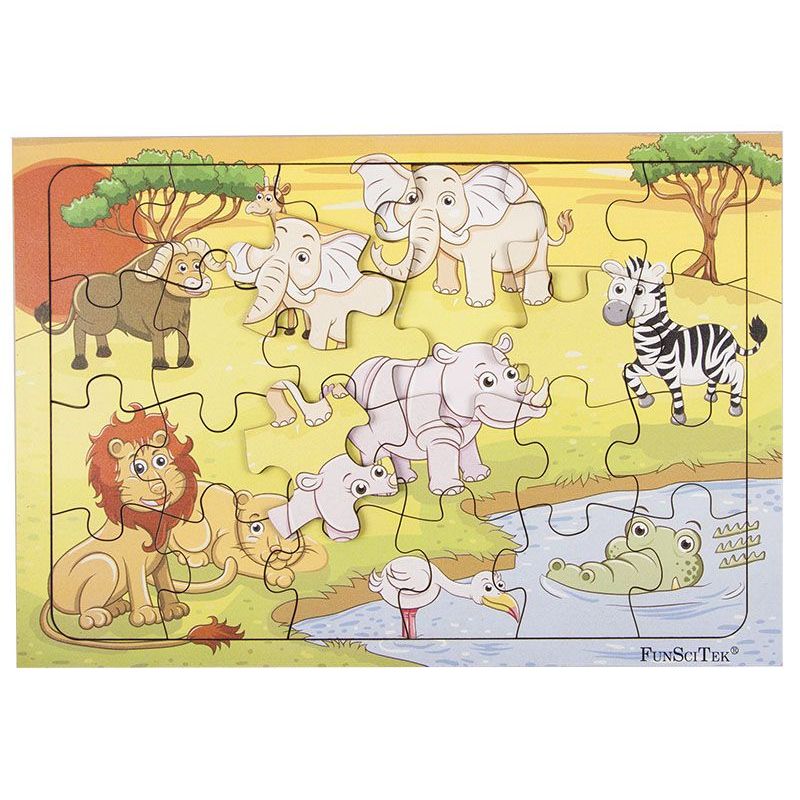 PZ Wood Frame - A4 24pc - Wild Animals (LP)