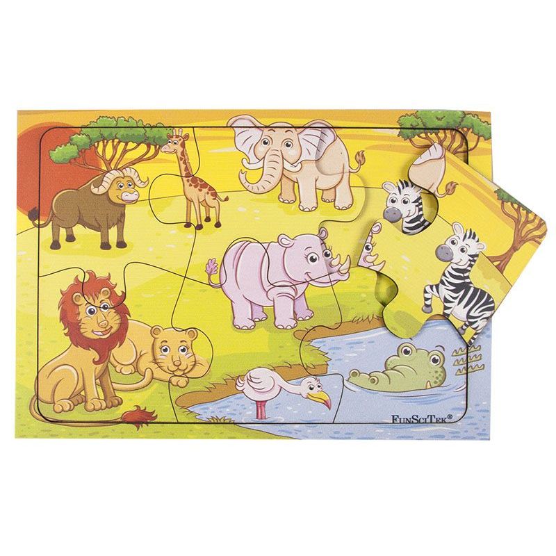 PZ Wood Frame - A4 6pc - Wild Animals (BB)