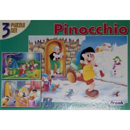PZ Cardboard 3in1 Story Puzzle - Pinocchio 26pc