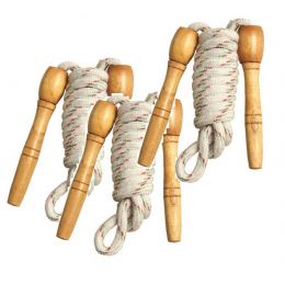 Skipping Rope - Wooden Handle (10pc)