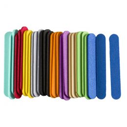 Foam Craft Sticks - 65x10mm Coloured (30pc)