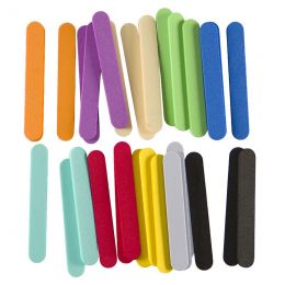 Foam Craft Sticks - 65x10mm Coloured (30pc)