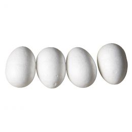 Polystyrene Eggs 50mm (4pc)