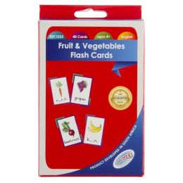 Fruit & Vegetables Flash Cards (40 Cards)