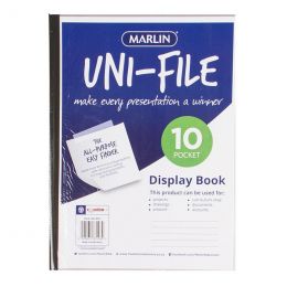 Display book with filing...