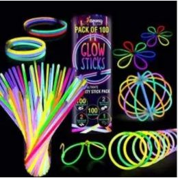 Glow Sticks (~100pc) ~19cm (With Connectors)