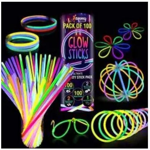 Glow Sticks (~100pc) ~19cm (With Connectors)