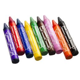 Wax Crayons - 14mm (9pc) C9 Jumbo - Teddy