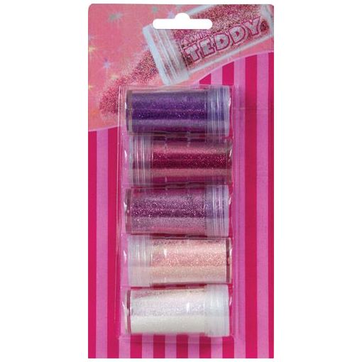 Glitter Shaker Kit (5x8g) - Pastel