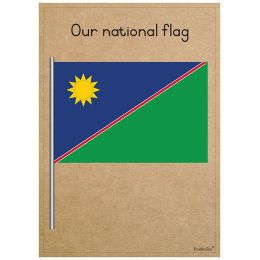 Poster - Namibian Flag (A2) Laminated