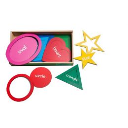 Geometric Shapes In Box (Shapeboard 8Shapes +Magnet) - Eng