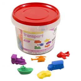 Counters - Transport - 36pc in Tub with tweezer(6 design, 6 colour)
