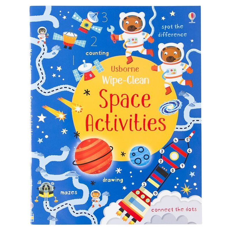 Book - Wipe Clean - Space Activities