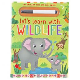 Book - Wipe Clean - Wildlife Activities - With Marker