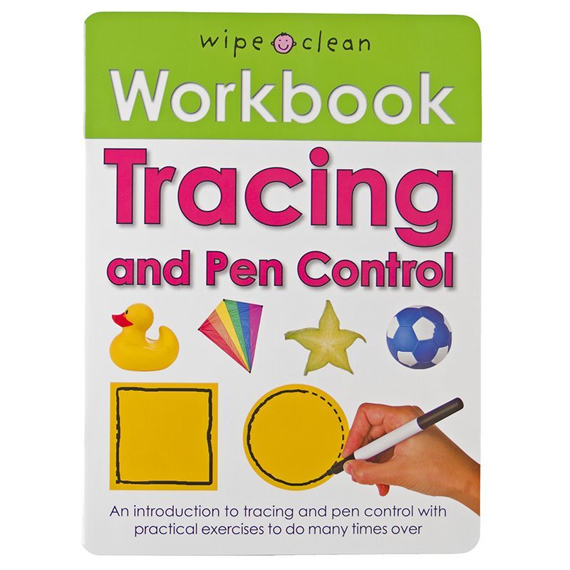 Book - Wipe Clean - Tracing and Pen Control