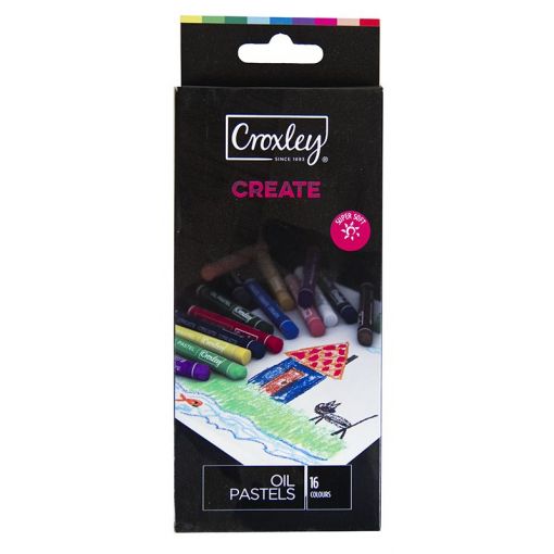 Pastels Oil - 8mm (16pc) - Croxley