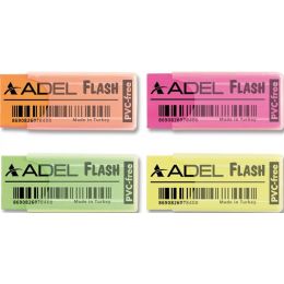 Eraser - 50x20x11mm (1pc) with PE Sleeve - Adel Flash
