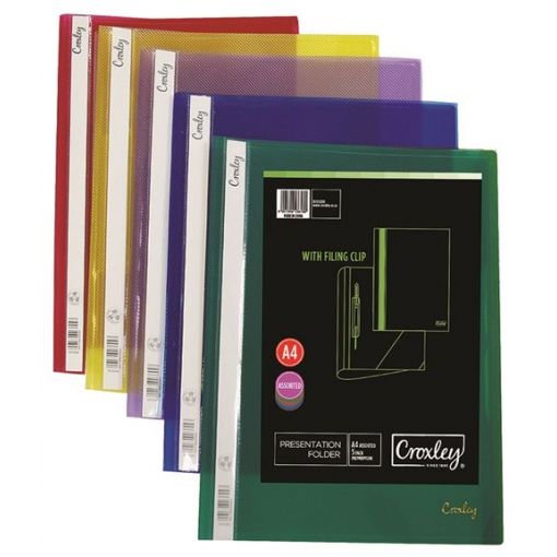 Presentation Folder - Assorted Pk5 - Croxley