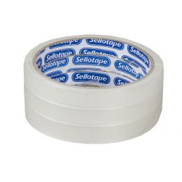 Tape - Sellotape (12mmx33m) - Clear (3pc)
