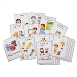 Flash Cards (A4) - Daily Programme (22pc) - Full Day Preschool