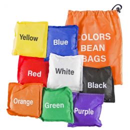 Bean Bags - Printed Colour (8pc) in Material Bag