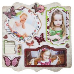 Craft Kit - Stick-on Photo Frame - Butterfly Board