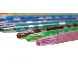 Twister Crayons - Retractable Wax (12pc) - FaberCastell