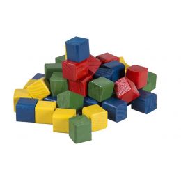 Wooden Blocks - Mixed Small (50pc) - Square